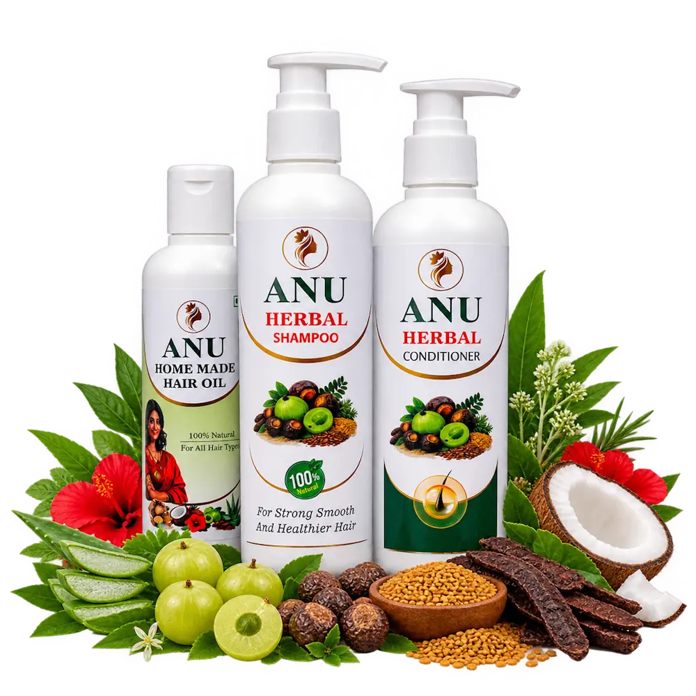 Ane herbal hair oil shampoo conditioner