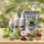 Anu Herbal Hair Oil,Shampoo,Conditioner & Natural Mehandi Powder Combo.