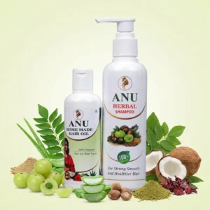 Anu Herbal Oil & Shampoo Combo